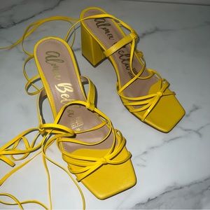 NEW Lace Up Block Heel Sandals